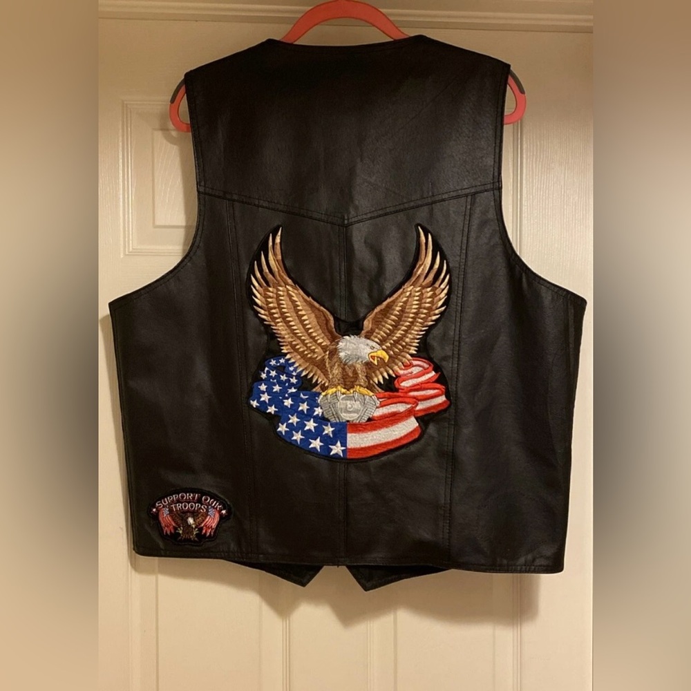 USA Bikers Dream Apparel Brand Leather Riding Vest